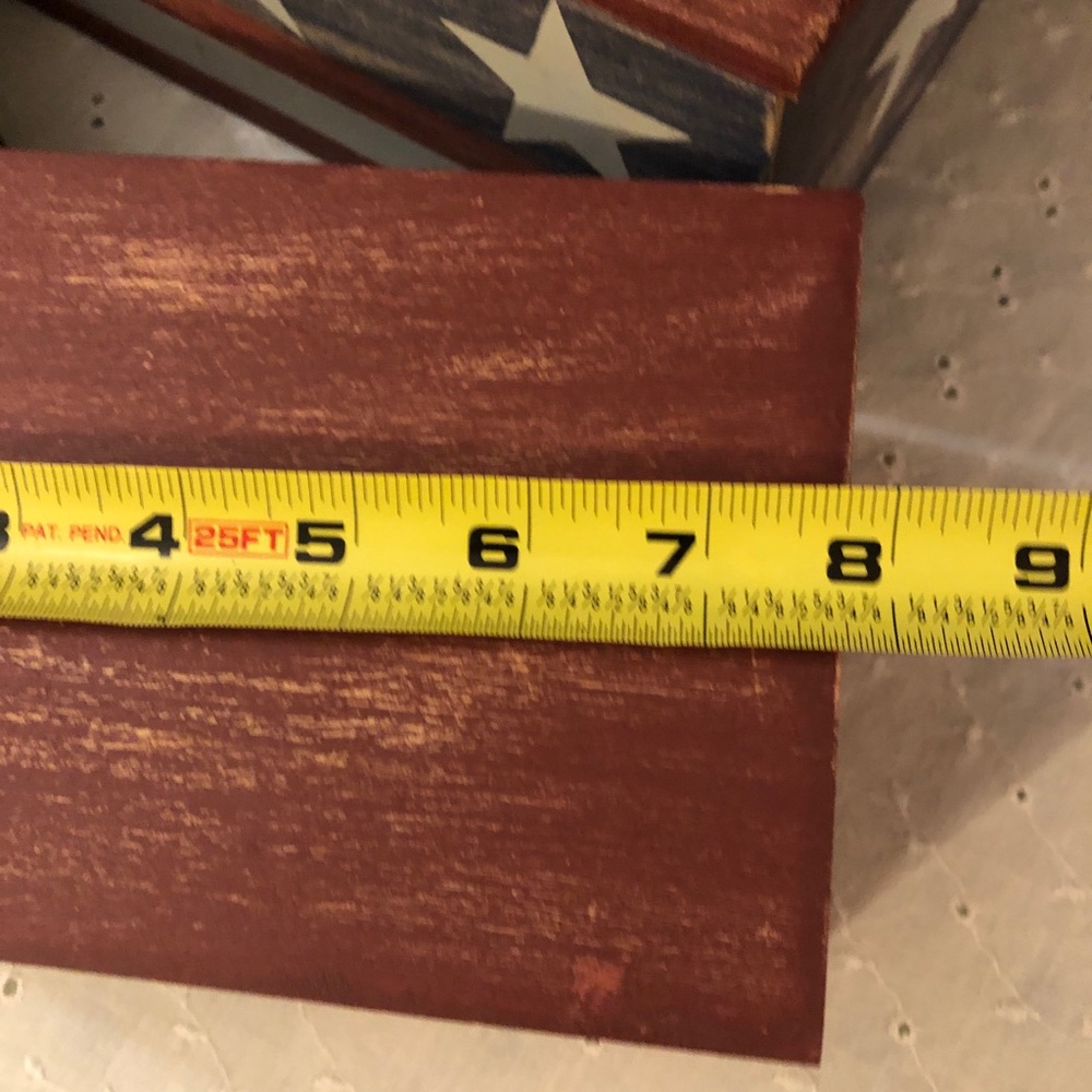 Vintage Americana Patriotic Wooden Boxes - Picture 11 of 16